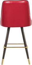 Load image into Gallery viewer, Portnoy Red Faux Leather Counter/Bar Stool