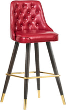 Load image into Gallery viewer, Portnoy Red Faux Leather Counter/Bar Stool