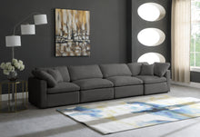 Load image into Gallery viewer, Plush Grey Velvet Standard Cloud Modular Sofa