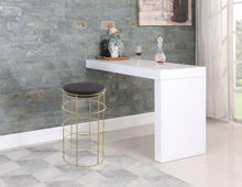 Load image into Gallery viewer, Rebar Grey Velvet Bar Stool