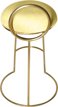 Load image into Gallery viewer, Ring Yellow Velvet Counter Stool