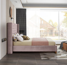 Load image into Gallery viewer, Barolo Pink Velvet Full Bed