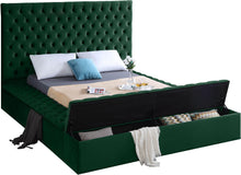 Load image into Gallery viewer, Bliss Green Velvet Full Bed (3 Boxes)
