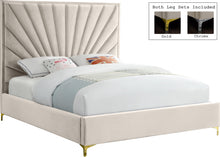 Load image into Gallery viewer, Eclipse Cream Velvet Full Bed