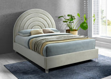 Load image into Gallery viewer, Rainbow Cream Velvet Full Bed