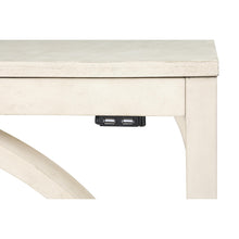 Load image into Gallery viewer, BELLA COUNTER TABLE & 2 STOOLS -2 TONE BISQUE