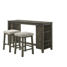 Load image into Gallery viewer, CHURON GATHERING BAR TABLE & 2 STOOLS (3 PC SET)