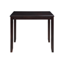 Load image into Gallery viewer, GIA 5PC 42" SQUARE COUNTER TABLE & 4 CHAIRS-EBONY