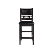 Load image into Gallery viewer, GIA 5PC 42" SQUARE COUNTER TABLE & 4 CHAIRS-EBONY