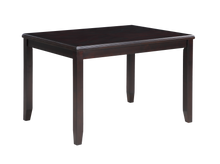 Load image into Gallery viewer, GIA 5PC 48" RECT. DINING TABLE & 4 CHAIRS-EBONY