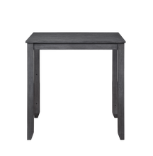 Load image into Gallery viewer, HESTON 36" STORAGE COUNTER TABLE SET W/2 CHAIRS-GRAY