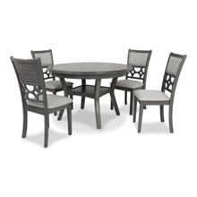Load image into Gallery viewer, MITCHELL 5 PC DINING SET-GRAY
