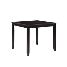 Load image into Gallery viewer, GIA 5PC 42" SQUARE COUNTER TABLE & 4 CHAIRS-EBONY