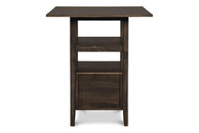 Load image into Gallery viewer, DERBY COUNTER TABLE & 4 STOOLS (SET) - CHOCOLATE