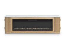 Load image into Gallery viewer, Camdill 80" TV Stand with Electric Fireplace