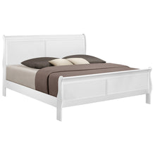 Load image into Gallery viewer, Crown Mark Louis Philip Full Sleigh Bed in White image