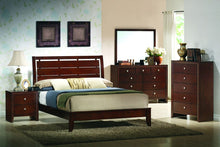 Load image into Gallery viewer, Crown Mark Furniture Evan Full Bed in Warm Brown image