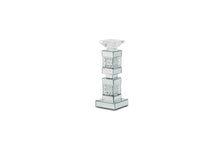 Load image into Gallery viewer, AICO Montreal Mirrored/Crystal Candle Holders, Short (2/pack)
