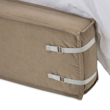 Load image into Gallery viewer, AICO Furniture Penninsula Queen Upholstered Bed in Khaki