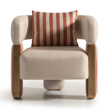 Load image into Gallery viewer, AICO Furniture Amora Chair Ash in Eggshell Walnut