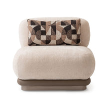 Load image into Gallery viewer, AICO Furniture Bristol Point Armless Chair in Saddle Brown