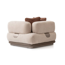 Load image into Gallery viewer, AICO Furniture Bristol Point Corner Unit in Saddle Brown