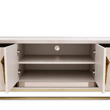 Load image into Gallery viewer, AICO Carmela Media Cabinet in Shimmer Ivory