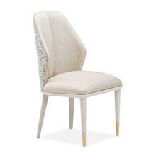 Load image into Gallery viewer, AICO Furniture Lisbon Side Chair in Silken Matte Cream image