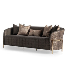 Load image into Gallery viewer, AICO Furniture Lisbon Sofa in Onyx Gold image