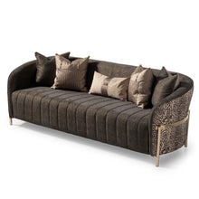 Load image into Gallery viewer, AICO Furniture Lisbon Sofa in Onyx Gold