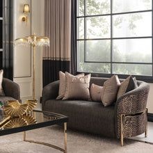Load image into Gallery viewer, AICO Furniture Lisbon Loveseat in Onyx Gold