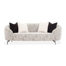 Load image into Gallery viewer, AICO Furniture Noir Sofa Cookie in Black Nickel