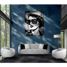 Load image into Gallery viewer, AICO Furniture Noir Chair Marshmallow in Black Nickel