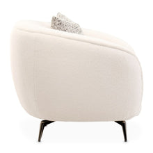 Load image into Gallery viewer, AICO Furniture Noir Chair Marshmallow in Black Nickel