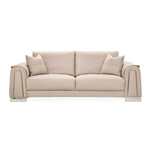 Load image into Gallery viewer, AICO Furniture Mia Bella Bergamo Sofa in Stainless Steel