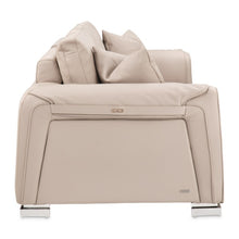 Load image into Gallery viewer, AICO Furniture Mia Bella Bergamo Sofa in Stainless Steel