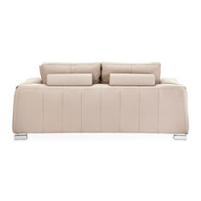 Load image into Gallery viewer, AICO Furniture Mia Bella Bergamo Loveseat in Stainless Steel