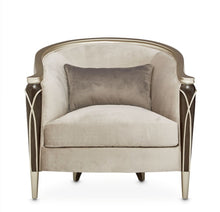 Load image into Gallery viewer, AICO Villa Cherie Matching Accent Chair in Hazelnut