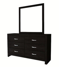 Load image into Gallery viewer, Crown Mark Furniture Jaylen 6 Drawer Dresser in Black
