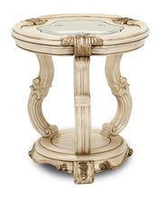 Load image into Gallery viewer, Aico Platine de Royale Chairside Table in Champagne
