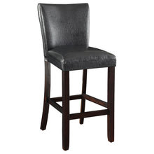 Load image into Gallery viewer, Alberton Upholstered Bar Stools Black and Cappuccino (Set of 2) image
