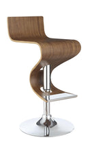 Load image into Gallery viewer, Covina Adjustable Bar Stool Walnut and Chrome image
