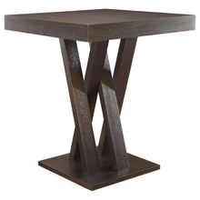 Load image into Gallery viewer, Freda Double X-shaped Base Square Bar Table Cappuccino image
