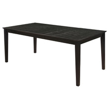 Load image into Gallery viewer, Louise Rectangular Dining Table with Extension Leaf Black image
