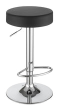 Load image into Gallery viewer, Ramses 29&quot; Adjustable Bar Stool Chrome and Black image
