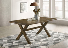 Load image into Gallery viewer, Alston X-shaped Dining Table Knotty Nutmeg image
