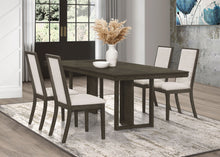 Load image into Gallery viewer, Kelly Rectangular Dining Table Set Beige and Dark Grey image
