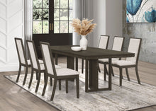 Load image into Gallery viewer, Kelly Rectangular Dining Table Set Beige and Dark Grey
