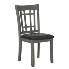 Load image into Gallery viewer, Lavon Padded Dining Side Chairs Medium Grey and Black (Set of 2) image
