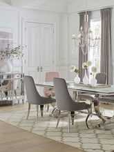 Load image into Gallery viewer, Antoine Upholstered Demi Arm Dining Side Chairs (Set of 2) image
